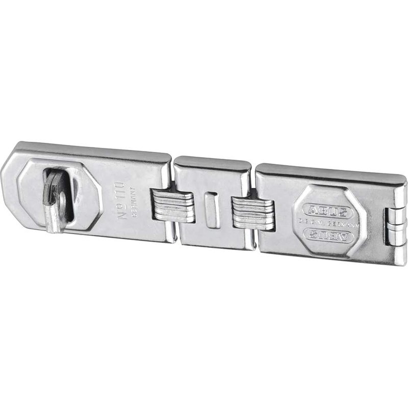 ABUS Mechanical 110/195 Hinged Hasp & Staple Carded 195mm 10032173-01