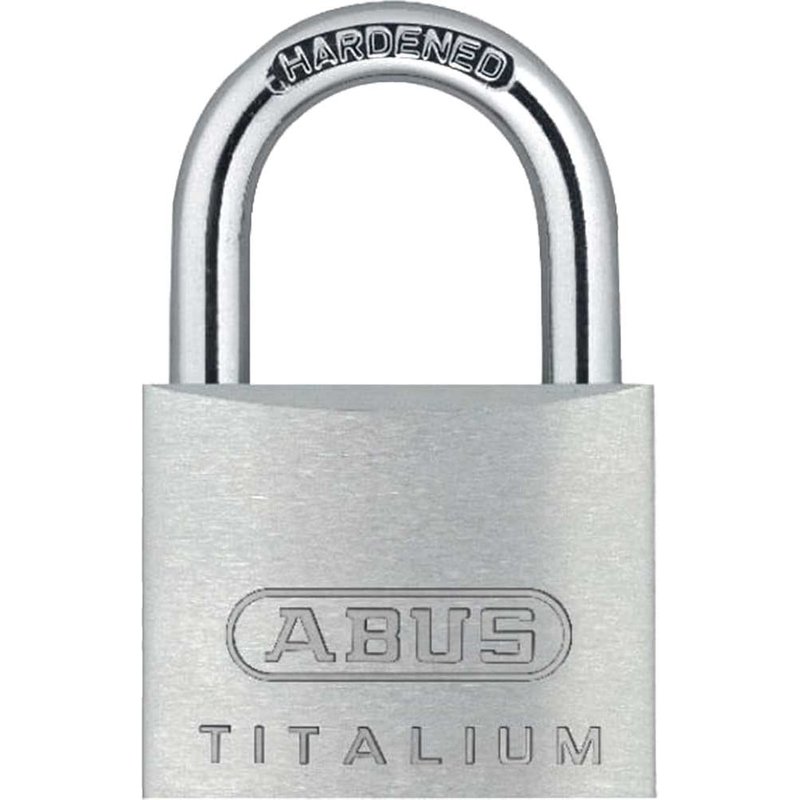 ABUS Mechanical 64TI/20mm TITALIUMâ„¢ Padlock Keyed Alike KA6205 10056180-01