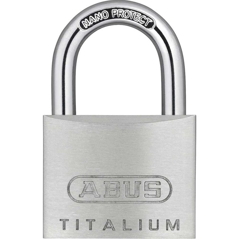 ABUS Mechanical 64TI/35mm TITALIUMâ„¢ Padlock Carded 10056364-01