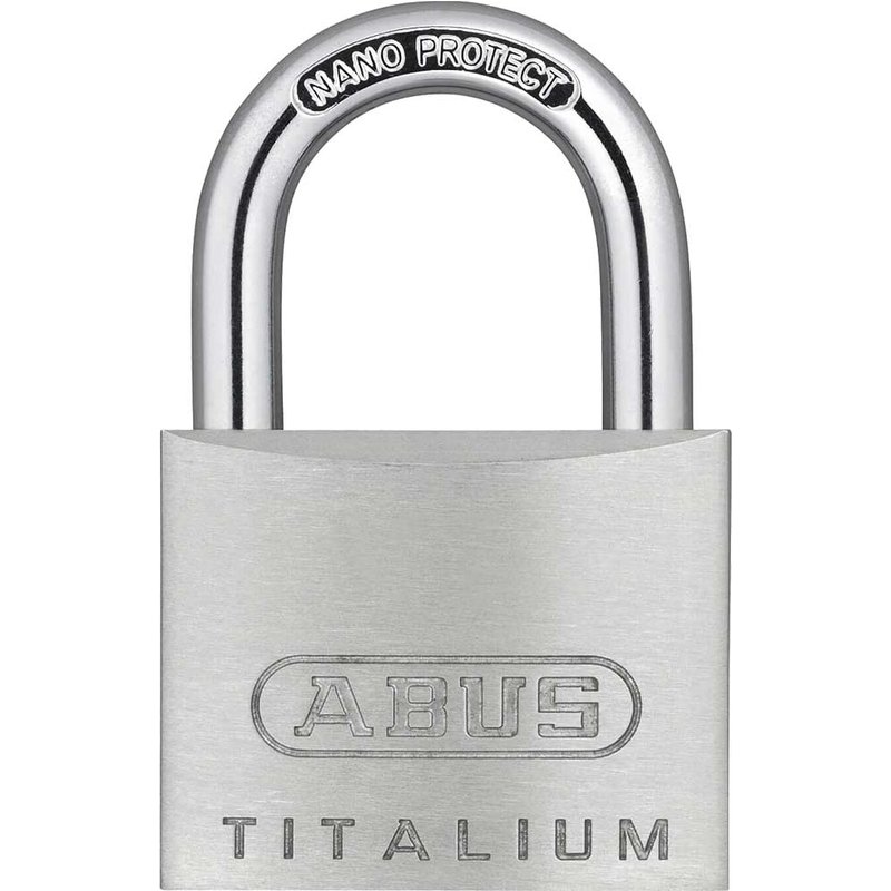 ABUS Mechanical 64TI/45mm TITALIUMâ„¢ Padlock Carded 10056365-01