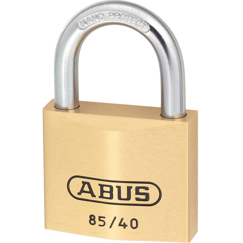 Abus 85 Series Classic Brass Padlock Keyed Alike 40mm Standard 709