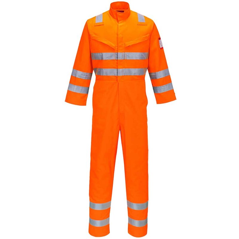 Araflame Hi Vis Flame Resistant Overall Orange XL 32"