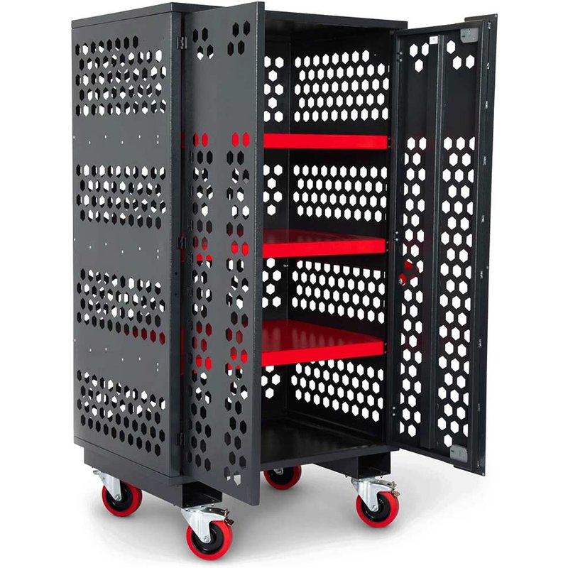 Armorgard Mobile Mesh Secure Fittings and Fixings Cabinet 1000mm 750mm 1560mm