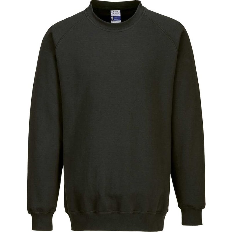Portwest Anti Static ESD Sweatshirt Black 3XL
