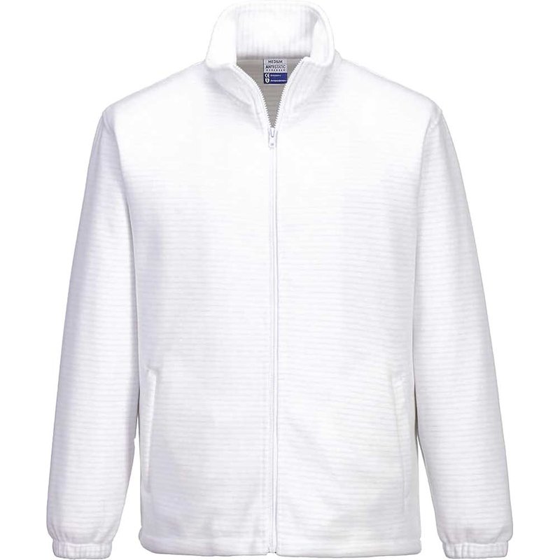 Portwest Anti Static ESD Fleece White 2XL