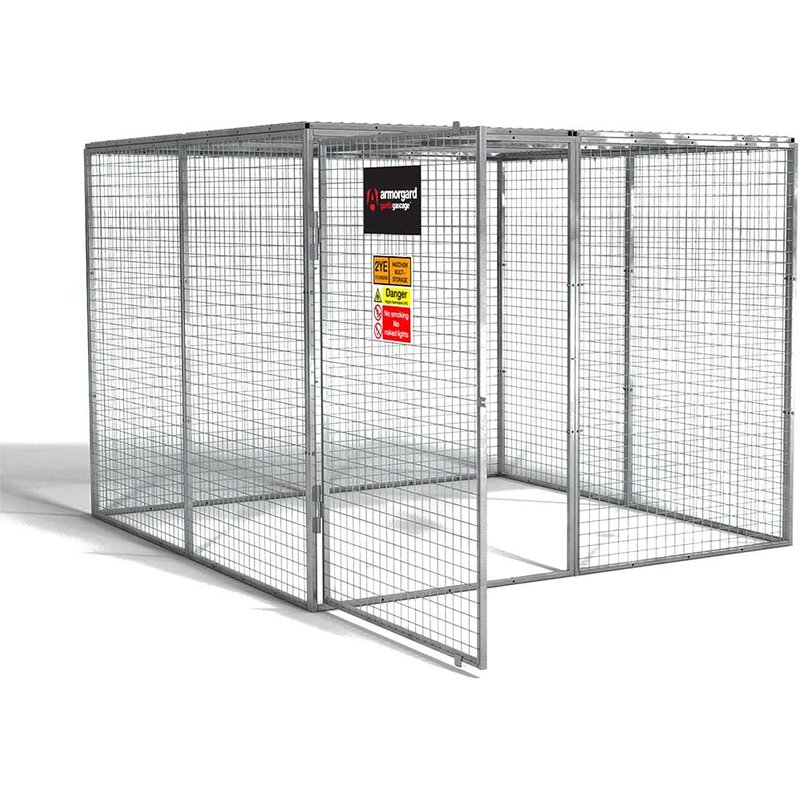 Armorgard Gorilla Bolt Together Gas Cylinder Storage Cage 2400mm 2400mm 1800mm