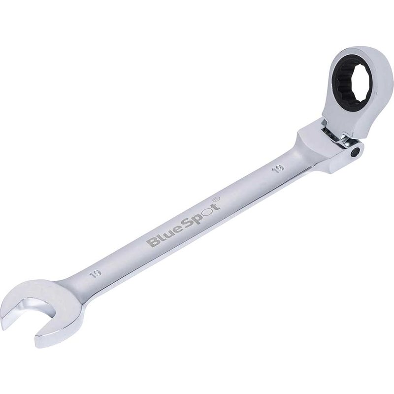 BlueSpot Tools 180° Flexible Head Ratchet Spanner 19mm 5115