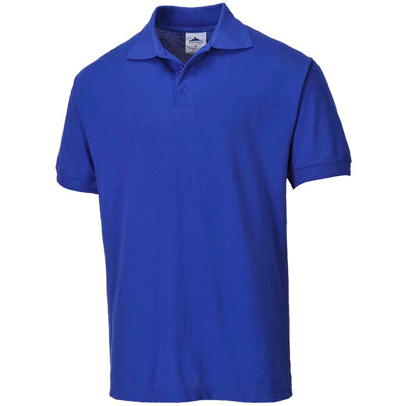 Portwest Naples Polo Shirt Royal Blue XS