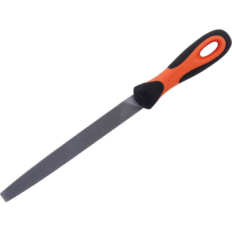 Bahco 1-110-08-1-2 ERGOâ„¢ Handled Engineering Flat Bastard File 200mm (8in) 1-110-08-1-2