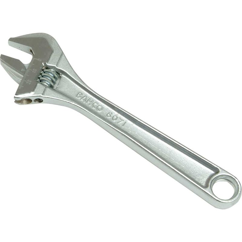 Bahco 8073c Chrome Adjustable Wrench 300mm (12in) 8073 C