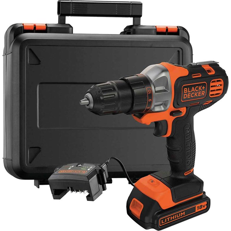 Black and Decker MT218K MULTiEVO 18v Cordless Multi Tool 2 x 1.5ah Li-ion Battery Charger Case