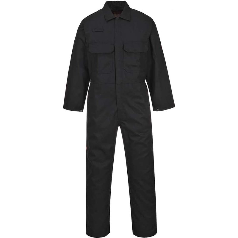 BizWeld Mens Flame Resistant Overall Black 2XL 34"