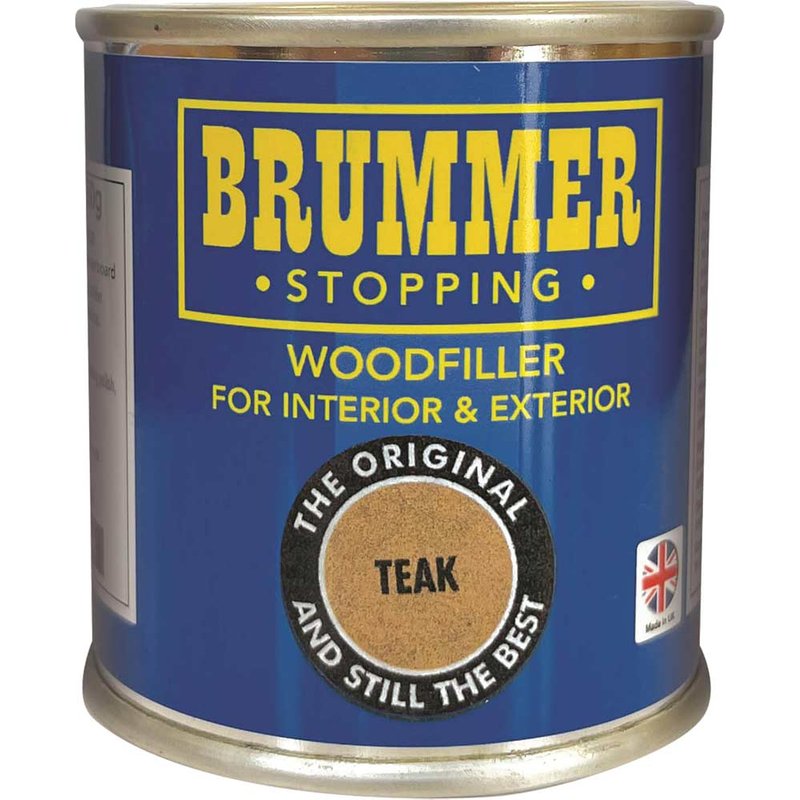 Brummer® Wood Filler Teak 250g BM30411