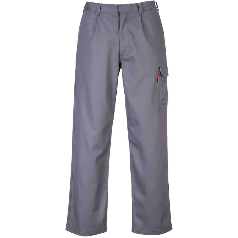 BizWeld Flame Resistant Cargo Pants Grey S 31"