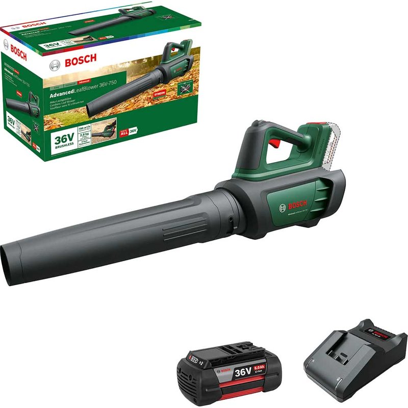 Bosch ADVANCEDLEAFBLOWER 36V-750 Brushless Garden Leaf Blower No Batteries No Battery Charger