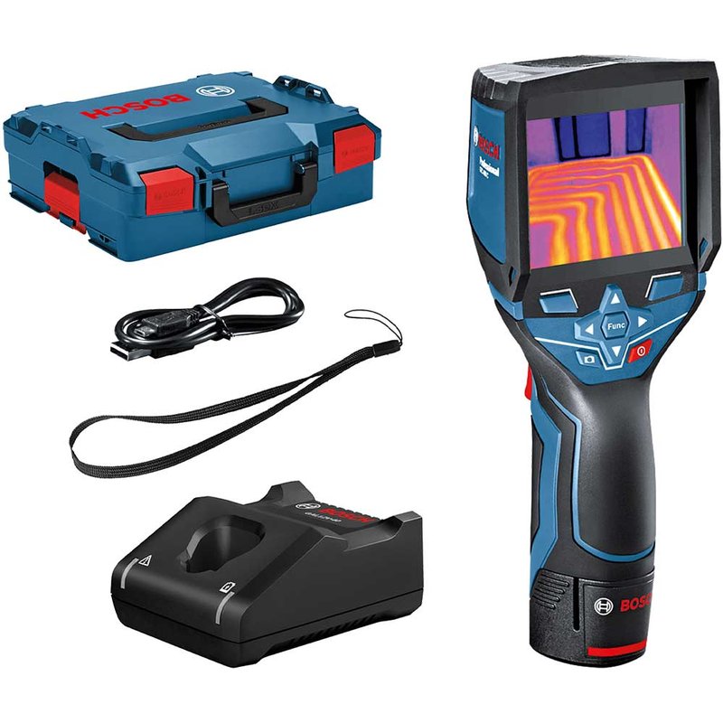 Bosch GTC 400 C 12v Thermal Imaging Camera 1 x 2ah Li-ion Battery Charger Case