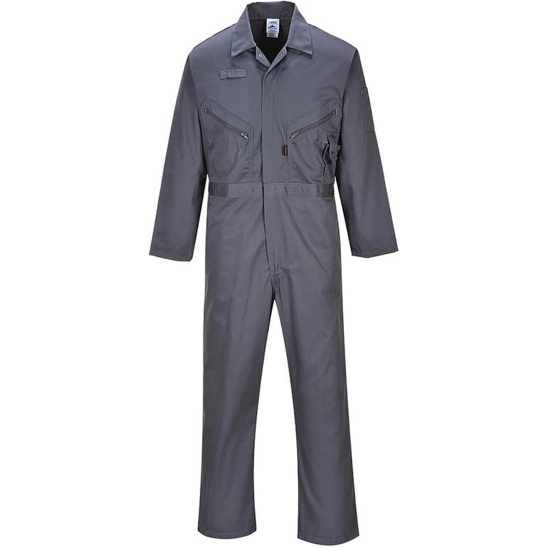 Portwest Liverpool Zip Coverall Graphite S 31"