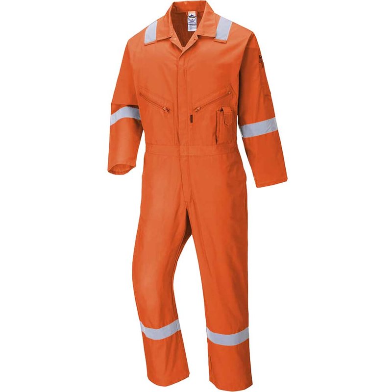 Portwest C814 Iona Cotton Coverall Royal Blue 2XL