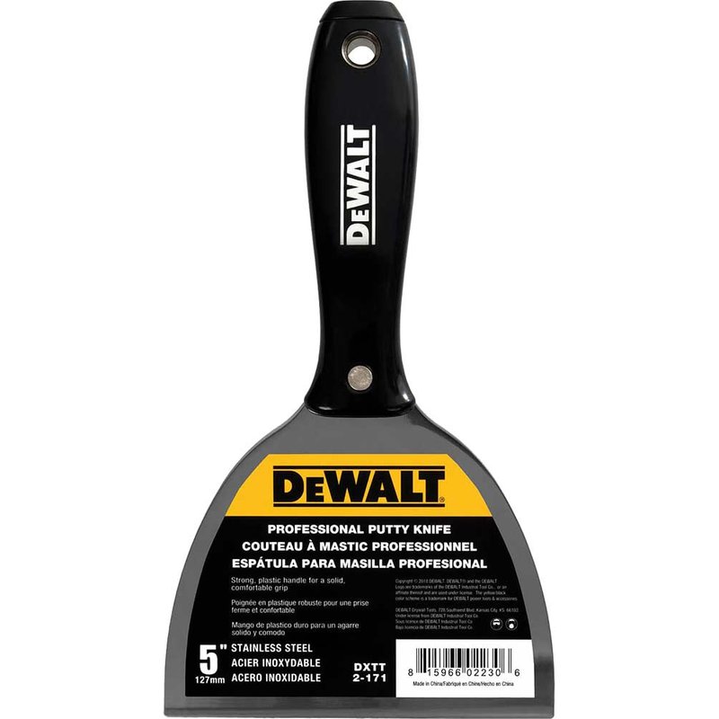 DEWALT Drywall Jointing/Filling Knife 125mm (5in) EU2-171