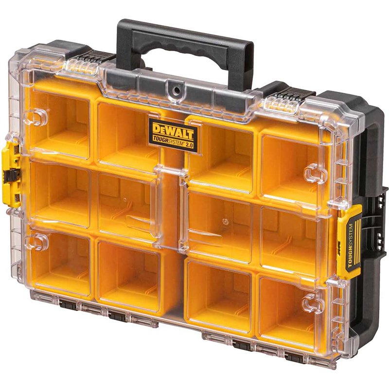 DEWALT Storage DS100 TOUGHSYSTEM™ 2.0 Toolbox with Clear Lid DWST83394-1