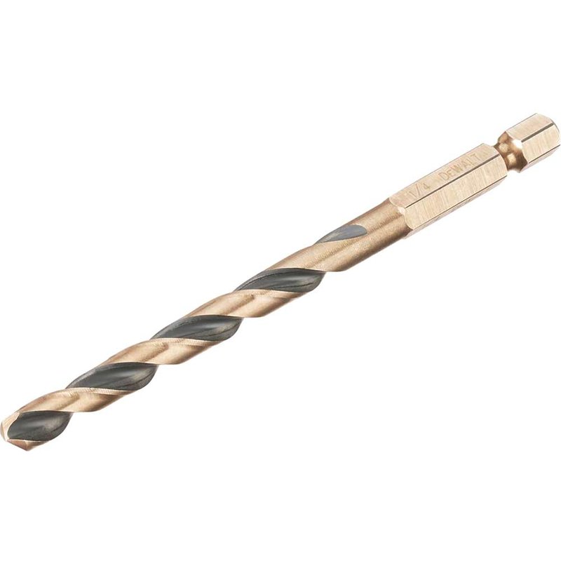 DEWALT Power Tools BLACK&GOLD Hex HSS-G Drill Bit 6.5mm DT20609-QZ