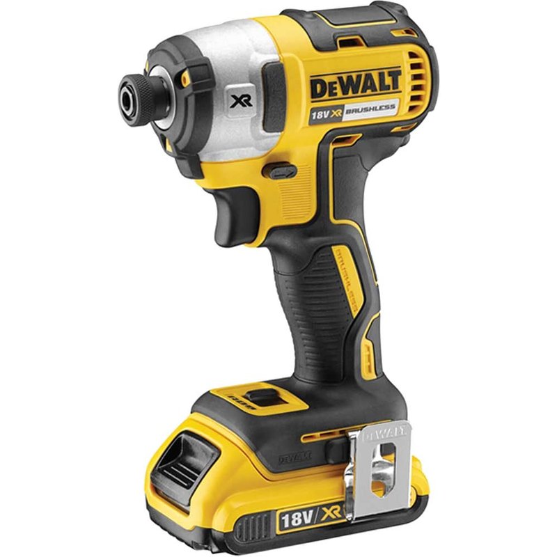 DeWalt DCF887 18v XR Cordless Brushless Impact Driver 2 x 2ah Li-ion Battery Charger Case