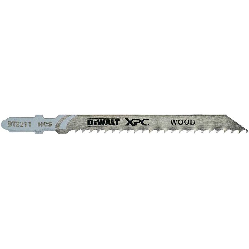 DEWALT Power Tools XPC HCS Wood Jigsaw Blades Pack of 5 T111C DT2211-QZ