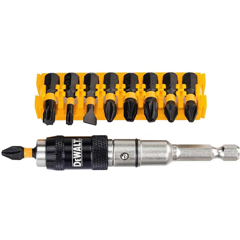 DEWALT Power Tools DT70518 Extreme Impact Torsion Bit Set, 10 Piece DT70518T-QZ
