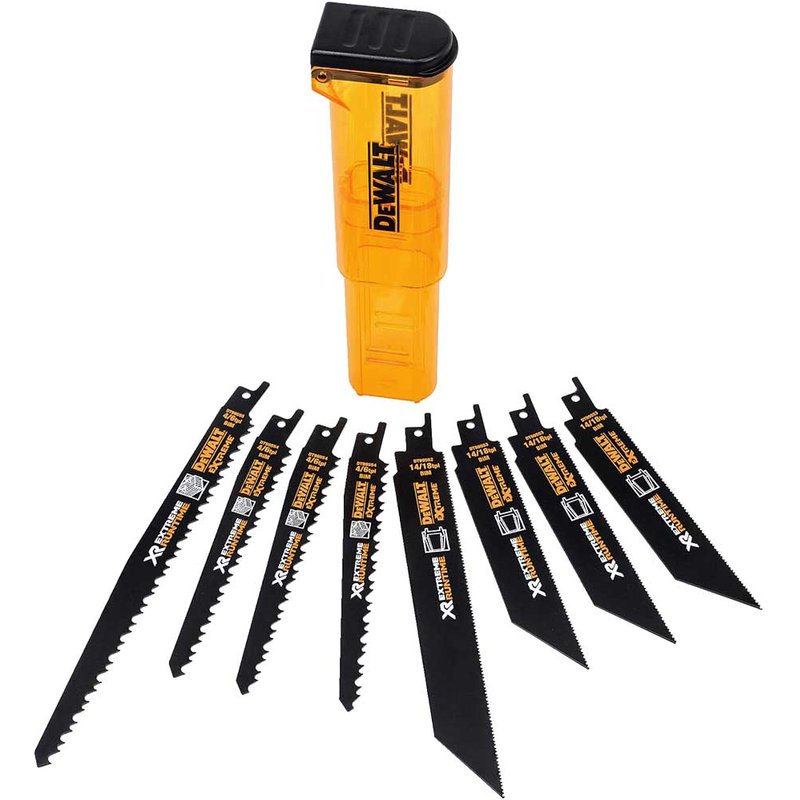 DEWALT Power Tools DT99551 XR Reciprocating Saw Blade Set, 8 Piece DT99551-QZ