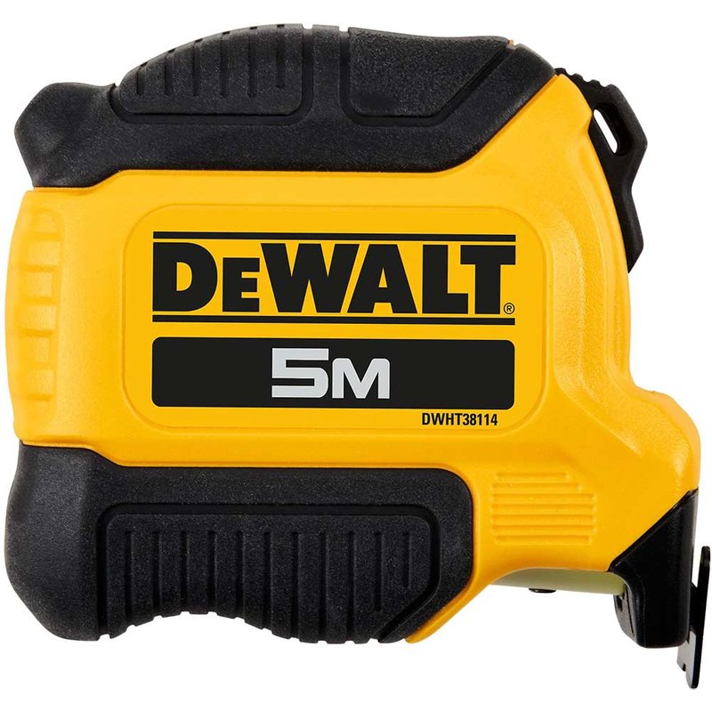 DEWALT Hand Tools Compact Series Tape Measure 5m (Width 28mm) (Metric Only) DWHT38114-0