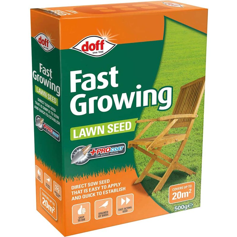 DOFF Hardwearing Lawn Seed 500g F-LB-500-DOF