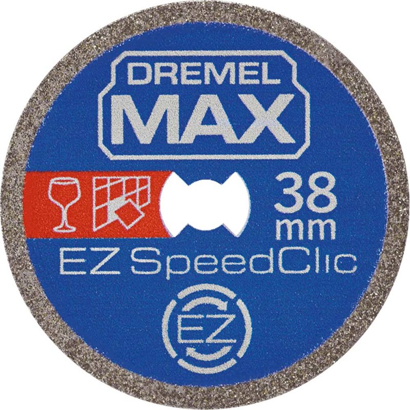 Dremel Max SC545DM EZ SpeedClic Diamond Cutting Wheel 38mm Pack of 1
