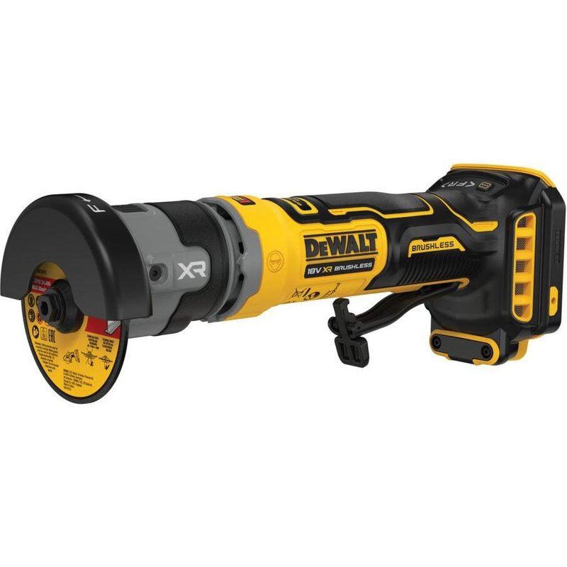 DEWALT Power Tools DCG430N XR Brushless 76mm Bodygrip Cut-Off Tool 18V Bare Unit DCG430N-XJ