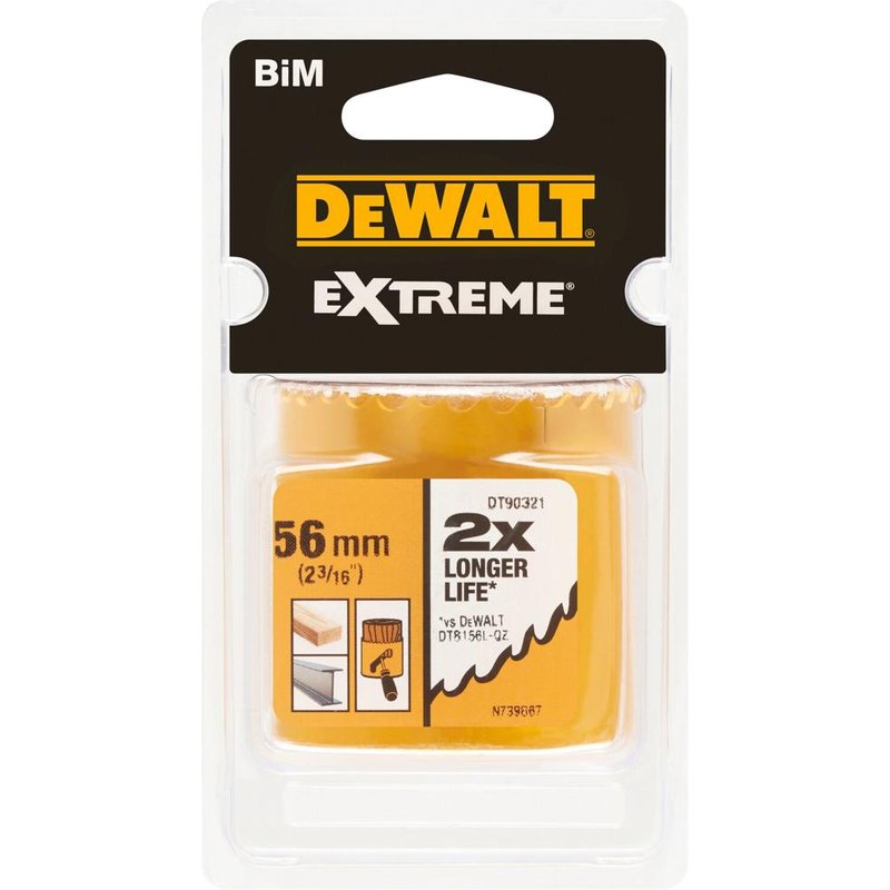 DeWalt Extreme Bi Metal Hole Saw 56mm