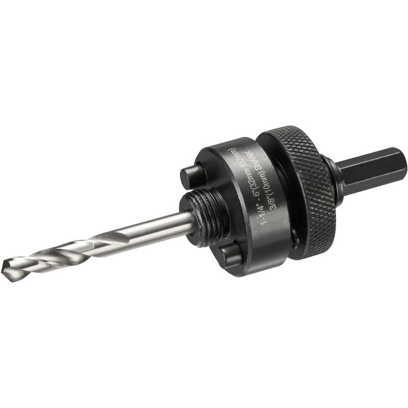 Dewalt 10mm Shank Arbor and Pilot Drill Bit for 32mm - 210mm Hole Saws