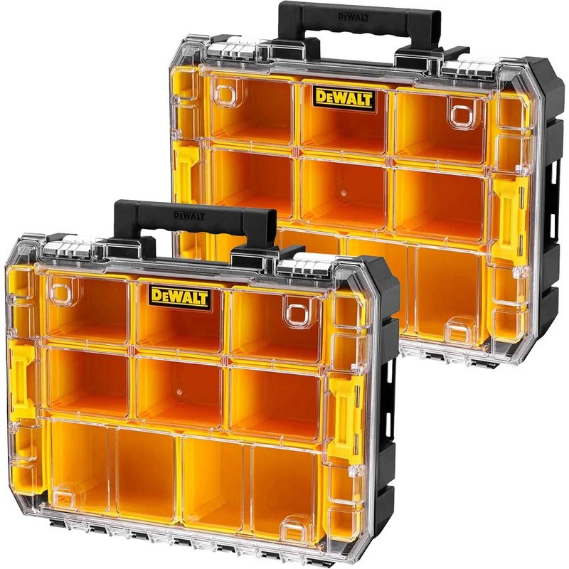 DeWalt DWST82968-1TSTAK Water Sealed Parts Organiser Case Pack of 2