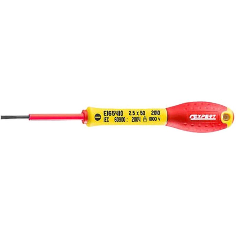 Expert by Facom VDE Insulated Parallel Slotted Screwdriver 2.5mm 50mm