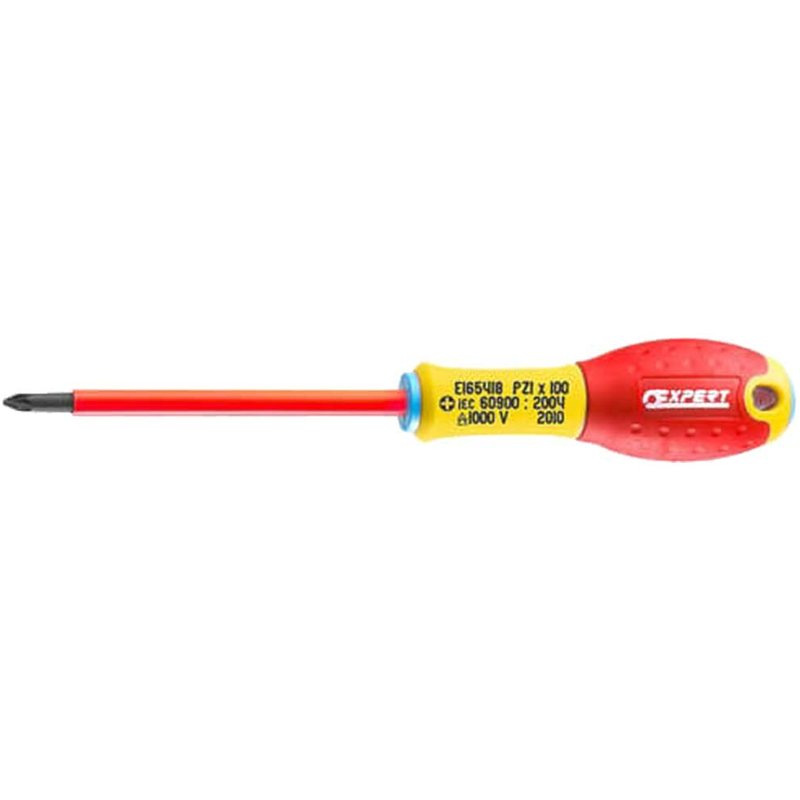 Expert by Facom VDE Insulated Pozi Screwdriver PZ0 75mm