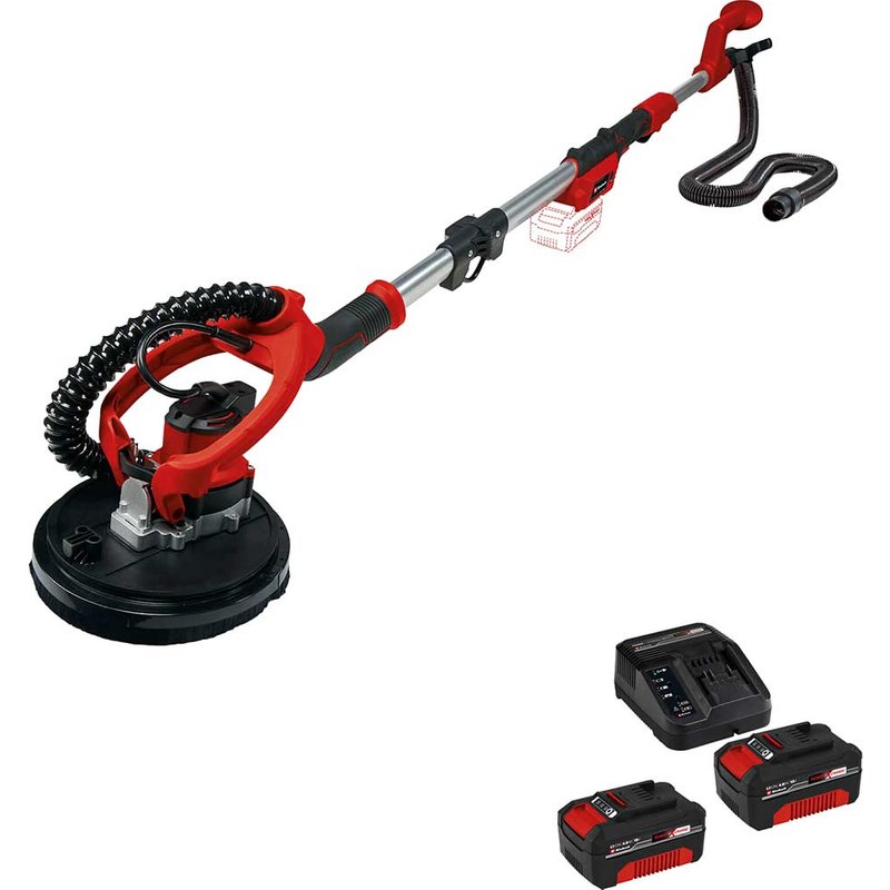 Einhell Professional TE-DW 18/225 Li 18v Cordless 225mm Drywall Sander 2 x 2.5ah Li-ion Battery Charger No Case