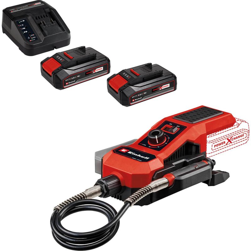 Einhell TE-MT 18/34 Li 18v Cordless Flexible Shaft Rotary Multi Tool 1 x 5.2ah Plus Li-ion Charger No Case