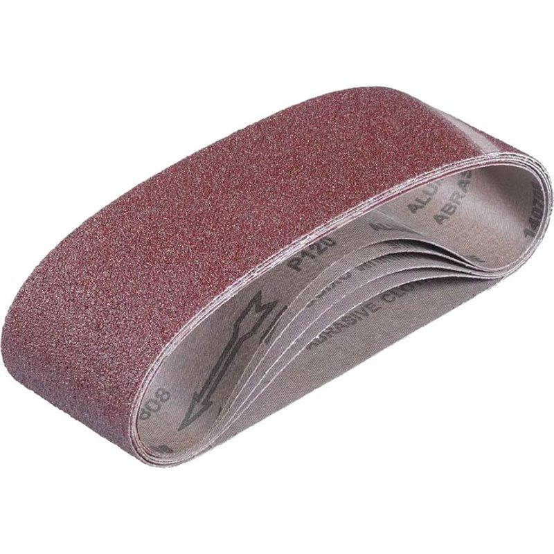 Einhell 75mm x 457mm Sanding Belts 75mm x 457mm Assorted Pack of 6