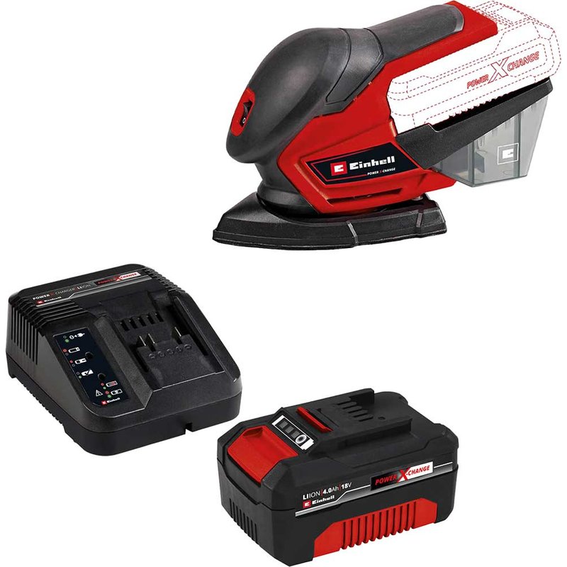 Einhell TE-OS 18/150 Li 18v Cordless Multi Sander 1 x 2.5ah Li-ion Battery Charger No Case