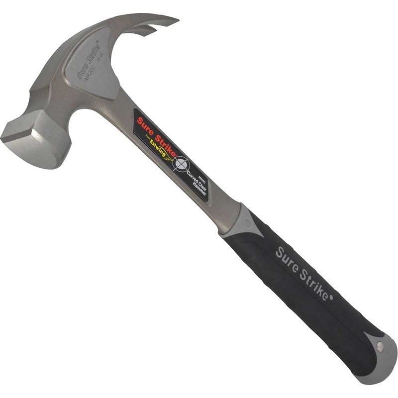 Estwing EMR20C Sure Strike All Steel Curved Claw Hammer 560g (20oz) EMR20C