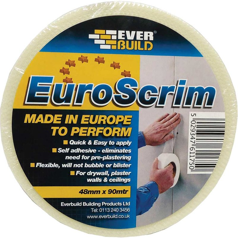 Everbuild Sika Euro Scrim Joint Tape 48mm x 90m 484687