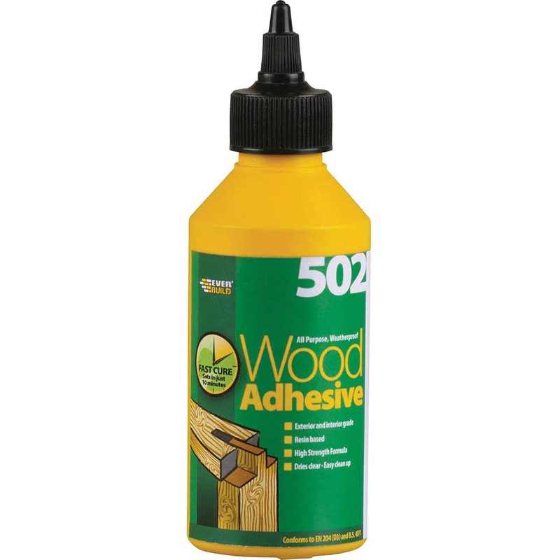 Everbuild Sika 502 All Purpose Waterproof Wood Adhesive 250ml 482248