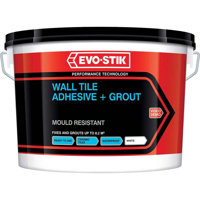 EVO-STIK Mould Resistant Wall Tile Adhesive & Grout 2.5 litre 30812623
