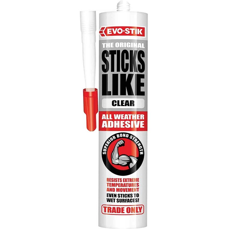 EVO-STIK Sticks Like Adhesive Clear 290ml 30614756 30614756