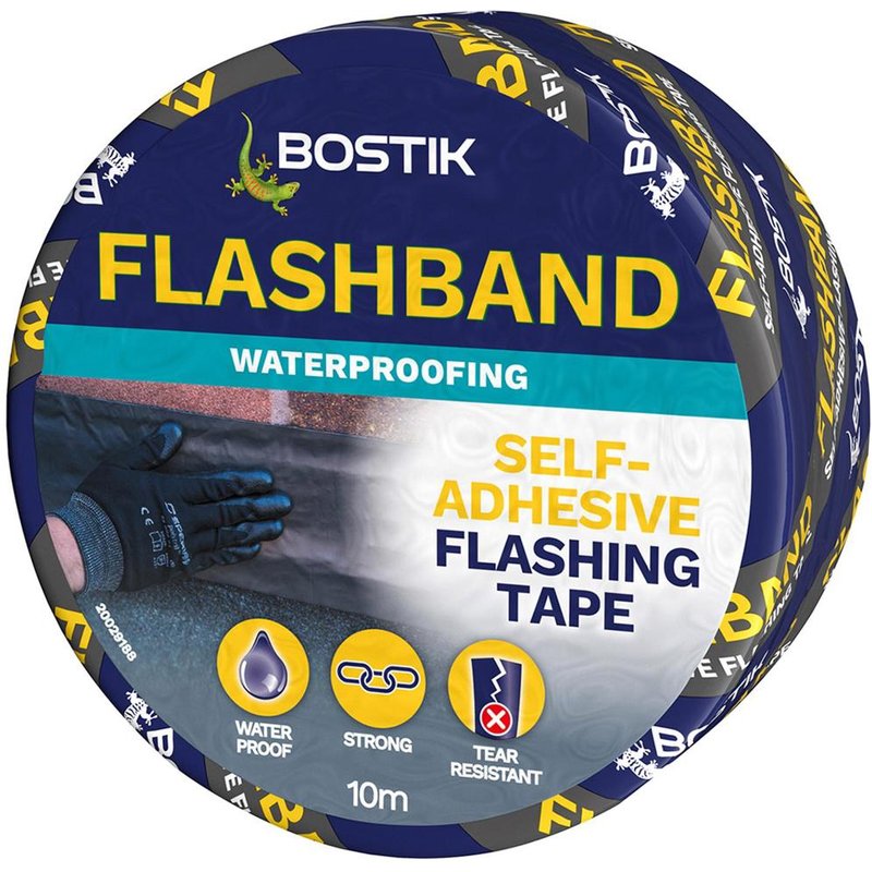 Evo-stik Flashband Self Adhesive Flashing Tape Grey 225mm x 10m