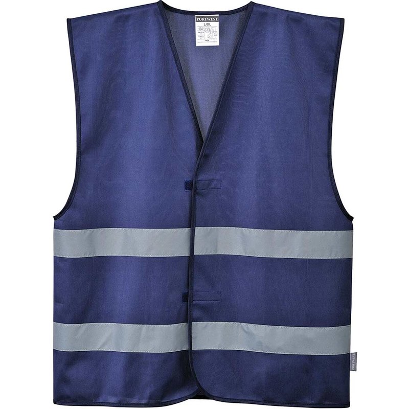Portwest Iona 2 Band Reflective Safety Vest Navy S / M