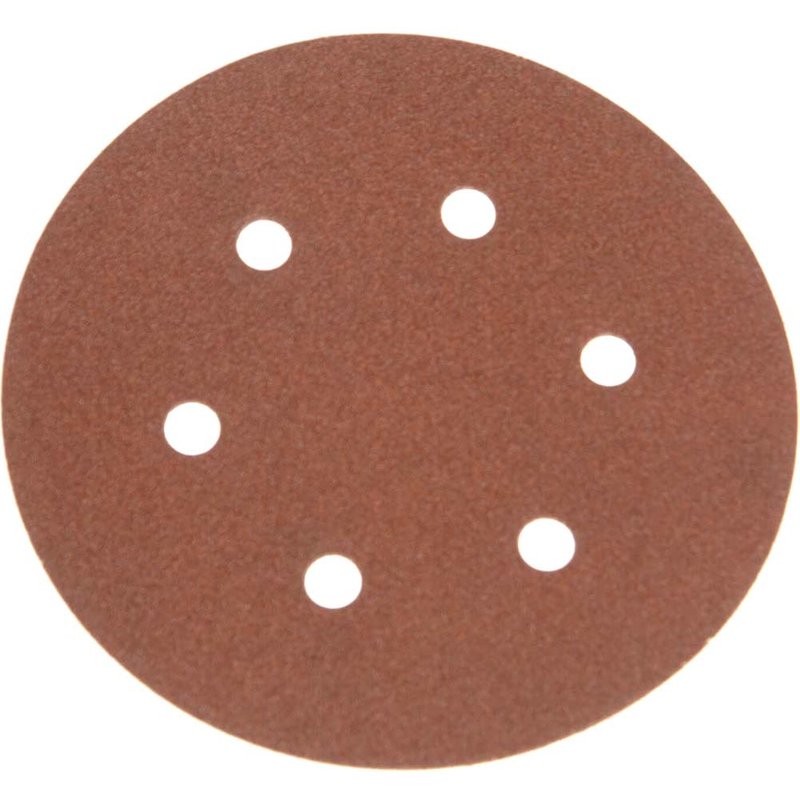 Faithfull Hook & Loop Sanding Disc DID2 Holed 150mm x 60G (Pack 25) FAIAD15060H